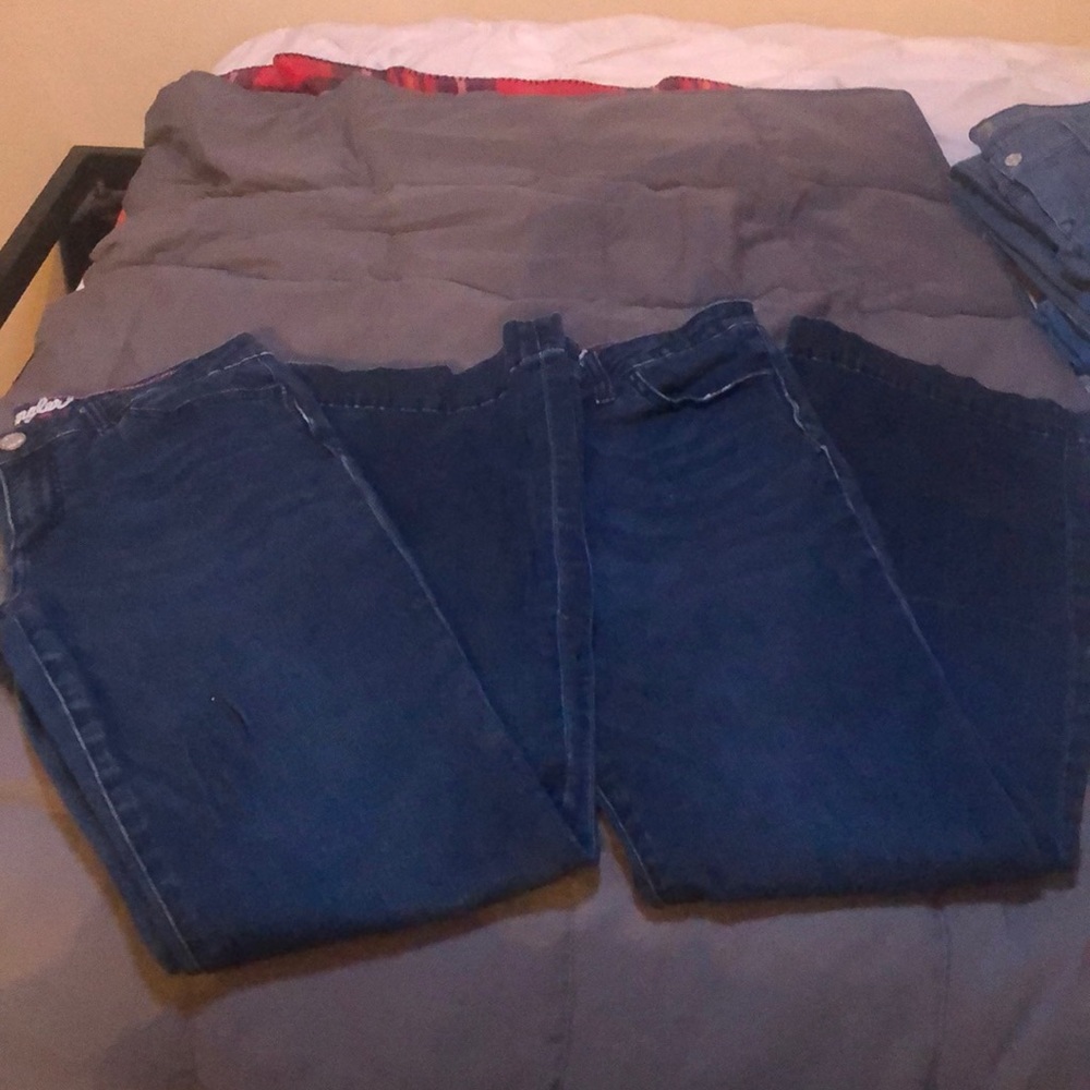 2 PAIRS wrangler trousers